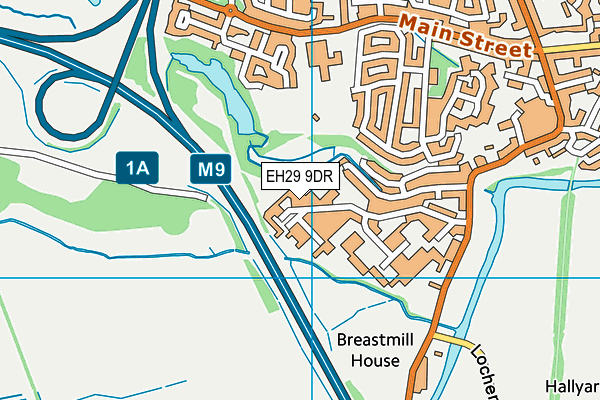 EH29 9DR map - OS VectorMap District (Ordnance Survey) EH29 9DR map - OS VectorMap District (Ordnance Survey)