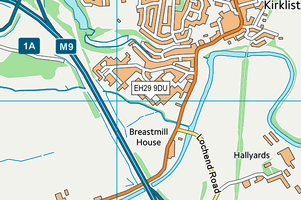 EH29 9DU map - OS VectorMap District (Ordnance Survey) EH29 9DU map - OS VectorMap District (Ordnance Survey)