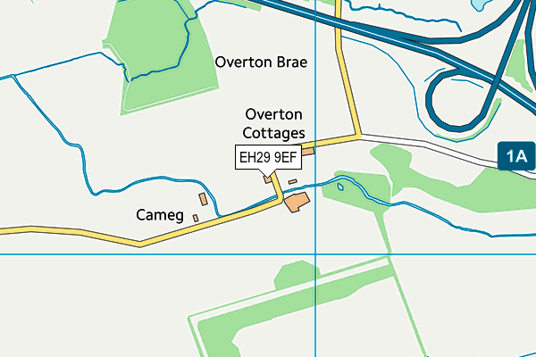 EH29 9EF map - OS VectorMap District (Ordnance Survey) EH29 9EF map - OS VectorMap District (Ordnance Survey)