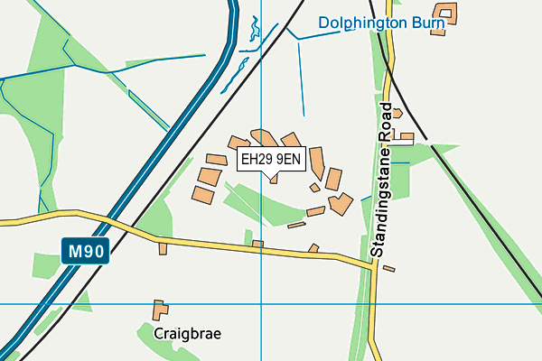 EH29 9EN map - OS VectorMap District (Ordnance Survey) EH29 9EN map - OS VectorMap District (Ordnance Survey)