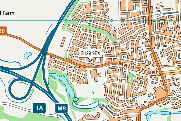 EH29 9EX map - OS VectorMap District (Ordnance Survey) EH29 9EX map - OS VectorMap District (Ordnance Survey)