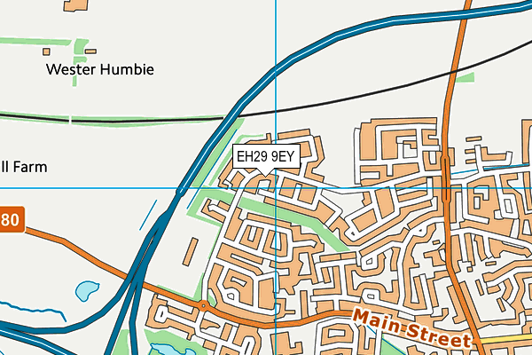 EH29 9EY map - OS VectorMap District (Ordnance Survey) EH29 9EY map - OS VectorMap District (Ordnance Survey)
