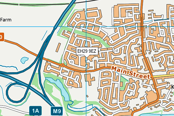 EH29 9EZ map - OS VectorMap District (Ordnance Survey) EH29 9EZ map - OS VectorMap District (Ordnance Survey)