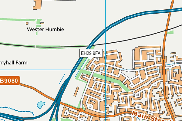 EH29 9FA map - OS VectorMap District (Ordnance Survey) EH29 9FA map - OS VectorMap District (Ordnance Survey)