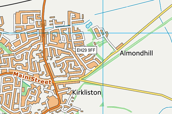EH29 9FF map - OS VectorMap District (Ordnance Survey) EH29 9FF map - OS VectorMap District (Ordnance Survey)
