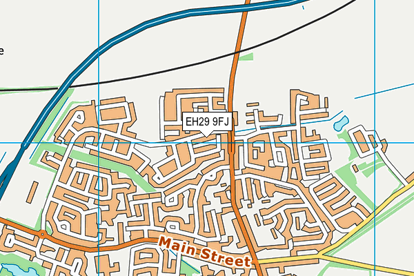 EH29 9FJ map - OS VectorMap District (Ordnance Survey) EH29 9FJ map - OS VectorMap District (Ordnance Survey)