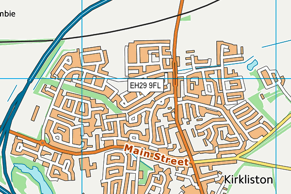 EH29 9FL map - OS VectorMap District (Ordnance Survey) EH29 9FL map - OS VectorMap District (Ordnance Survey)