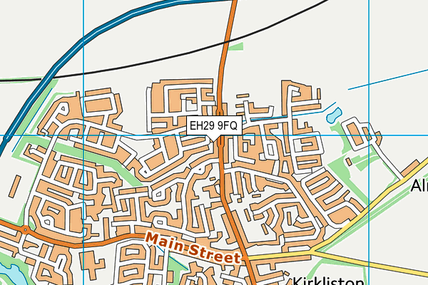 EH29 9FQ map - OS VectorMap District (Ordnance Survey) EH29 9FQ map - OS VectorMap District (Ordnance Survey)