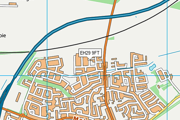 EH29 9FT map - OS VectorMap District (Ordnance Survey) EH29 9FT map - OS VectorMap District (Ordnance Survey)