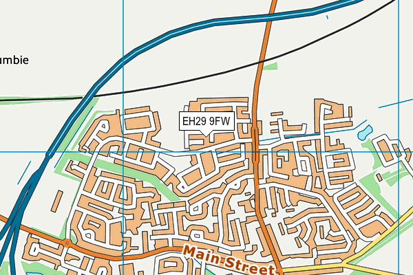 EH29 9FW map - OS VectorMap District (Ordnance Survey) EH29 9FW map - OS VectorMap District (Ordnance Survey)