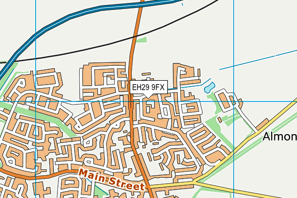 EH29 9FX map - OS VectorMap District (Ordnance Survey) EH29 9FX map - OS VectorMap District (Ordnance Survey)