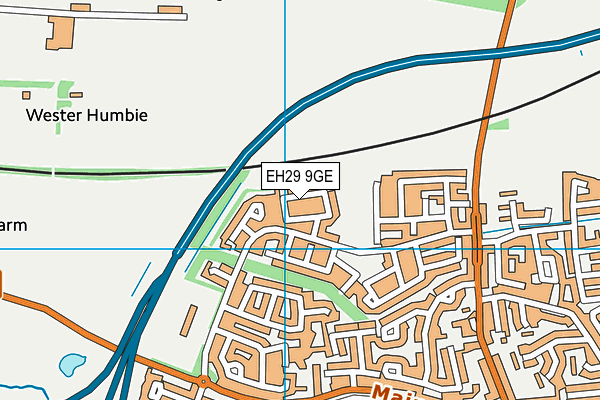 EH29 9GE map - OS VectorMap District (Ordnance Survey) EH29 9GE map - OS VectorMap District (Ordnance Survey)