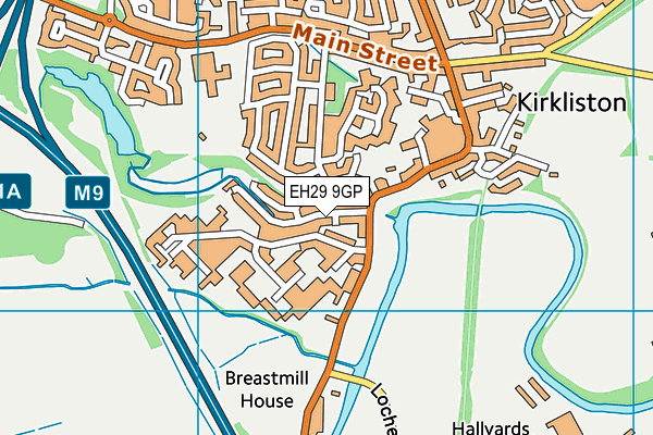 EH29 9GP map - OS VectorMap District (Ordnance Survey) EH29 9GP map - OS VectorMap District (Ordnance Survey)