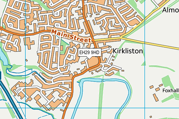 EH29 9HD map - OS VectorMap District (Ordnance Survey) EH29 9HD map - OS VectorMap District (Ordnance Survey)
