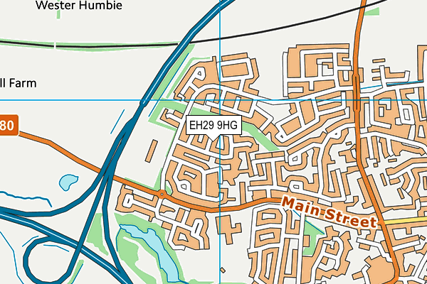 EH29 9HG map - OS VectorMap District (Ordnance Survey) EH29 9HG map - OS VectorMap District (Ordnance Survey)