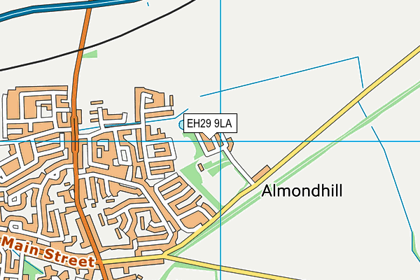 EH29 9LA map - OS VectorMap District (Ordnance Survey) EH29 9LA map - OS VectorMap District (Ordnance Survey)