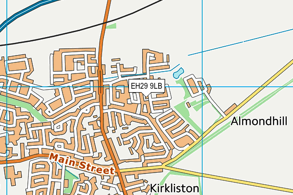 EH29 9LB map - OS VectorMap District (Ordnance Survey) EH29 9LB map - OS VectorMap District (Ordnance Survey)