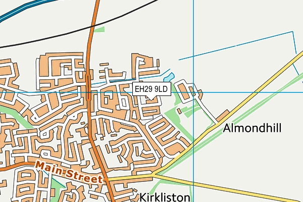 EH29 9LD map - OS VectorMap District (Ordnance Survey) EH29 9LD map - OS VectorMap District (Ordnance Survey)