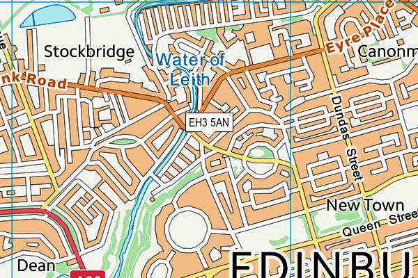 EH3 5AN map - OS VectorMap District (Ordnance Survey) EH3 5AN map - OS VectorMap District (Ordnance Survey)