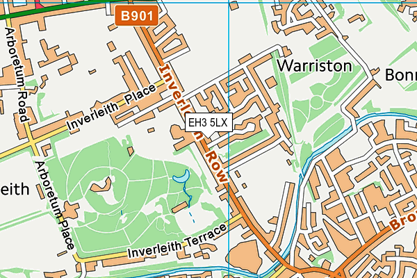 EH3 5LX map - OS VectorMap District (Ordnance Survey) EH3 5LX map - OS VectorMap District (Ordnance Survey)