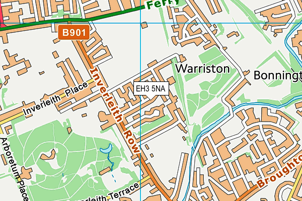 EH3 5NA map - OS VectorMap District (Ordnance Survey) EH3 5NA map - OS VectorMap District (Ordnance Survey)