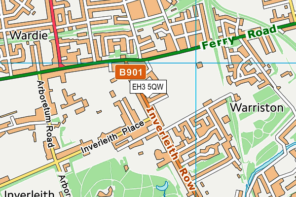 EH3 5QW map - OS VectorMap District (Ordnance Survey) EH3 5QW map - OS VectorMap District (Ordnance Survey)