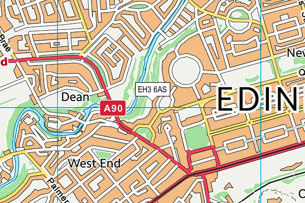 EH3 6AS map - OS VectorMap District (Ordnance Survey) EH3 6AS map - OS VectorMap District (Ordnance Survey)