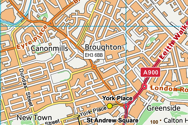 EH3 6BB map - OS VectorMap District (Ordnance Survey) EH3 6BB map - OS VectorMap District (Ordnance Survey)