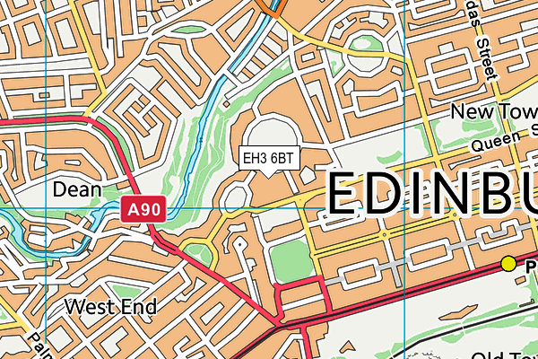 EH3 6BT map - OS VectorMap District (Ordnance Survey) EH3 6BT map - OS VectorMap District (Ordnance Survey)