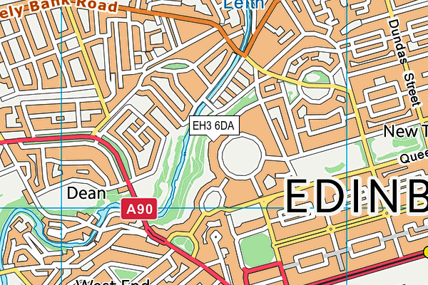 EH3 6DA map - OS VectorMap District (Ordnance Survey) EH3 6DA map - OS VectorMap District (Ordnance Survey)