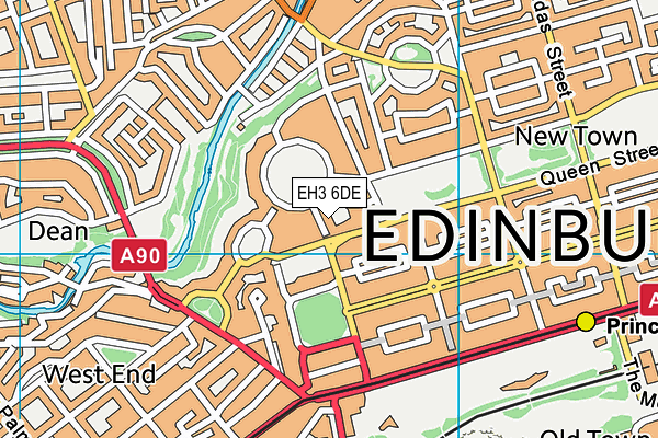EH3 6DE map - OS VectorMap District (Ordnance Survey) EH3 6DE map - OS VectorMap District (Ordnance Survey)