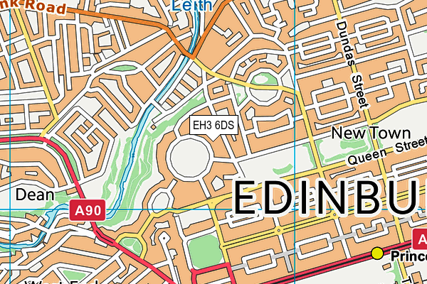 EH3 6DS map - OS VectorMap District (Ordnance Survey) EH3 6DS map - OS VectorMap District (Ordnance Survey)