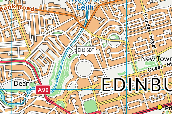 EH3 6DT map - OS VectorMap District (Ordnance Survey) EH3 6DT map - OS VectorMap District (Ordnance Survey)