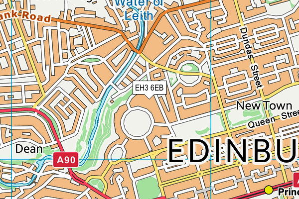 EH3 6EB map - OS VectorMap District (Ordnance Survey) EH3 6EB map - OS VectorMap District (Ordnance Survey)