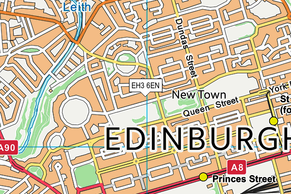 EH3 6EN map - OS VectorMap District (Ordnance Survey) EH3 6EN map - OS VectorMap District (Ordnance Survey)