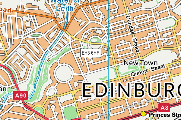 EH3 6HF map - OS VectorMap District (Ordnance Survey) EH3 6HF map - OS VectorMap District (Ordnance Survey)