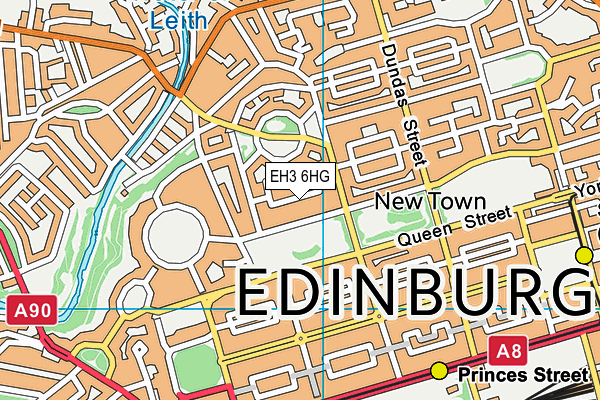 EH3 6HG map - OS VectorMap District (Ordnance Survey) EH3 6HG map - OS VectorMap District (Ordnance Survey)