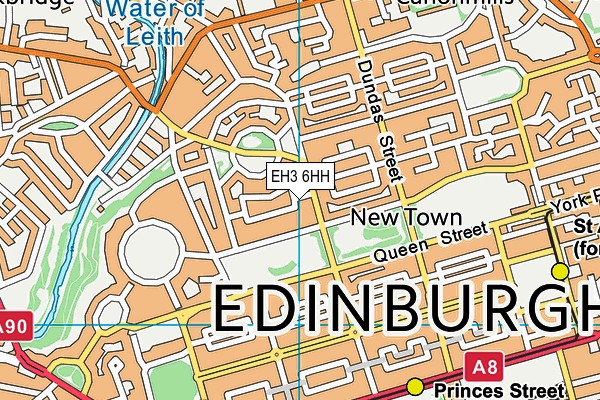 EH3 6HH map - OS VectorMap District (Ordnance Survey) EH3 6HH map - OS VectorMap District (Ordnance Survey)