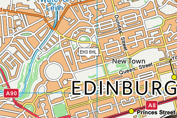 EH3 6HL map - OS VectorMap District (Ordnance Survey) EH3 6HL map - OS VectorMap District (Ordnance Survey)