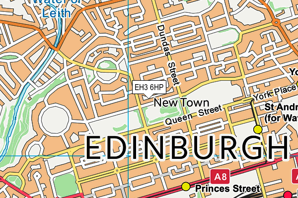 EH3 6HP map - OS VectorMap District (Ordnance Survey) EH3 6HP map - OS VectorMap District (Ordnance Survey)