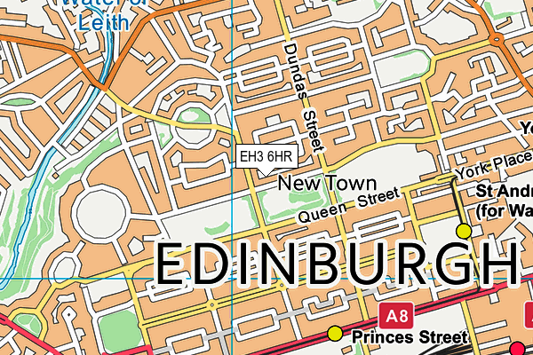 EH3 6HR map - OS VectorMap District (Ordnance Survey) EH3 6HR map - OS VectorMap District (Ordnance Survey)