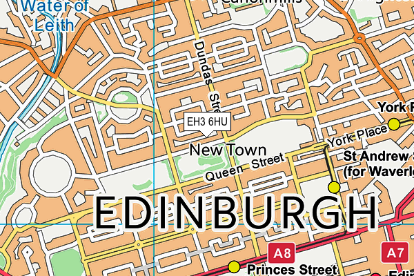 EH3 6HU map - OS VectorMap District (Ordnance Survey) EH3 6HU map - OS VectorMap District (Ordnance Survey)