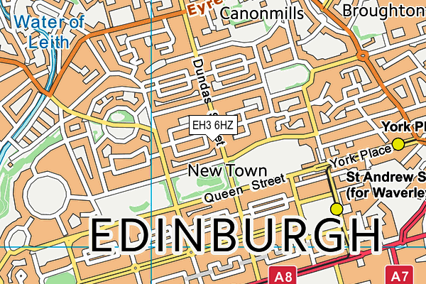 EH3 6HZ map - OS VectorMap District (Ordnance Survey) EH3 6HZ map - OS VectorMap District (Ordnance Survey)