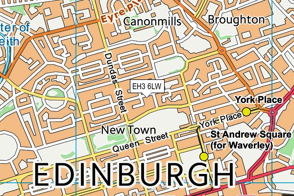EH3 6LW map - OS VectorMap District (Ordnance Survey) EH3 6LW map - OS VectorMap District (Ordnance Survey)
