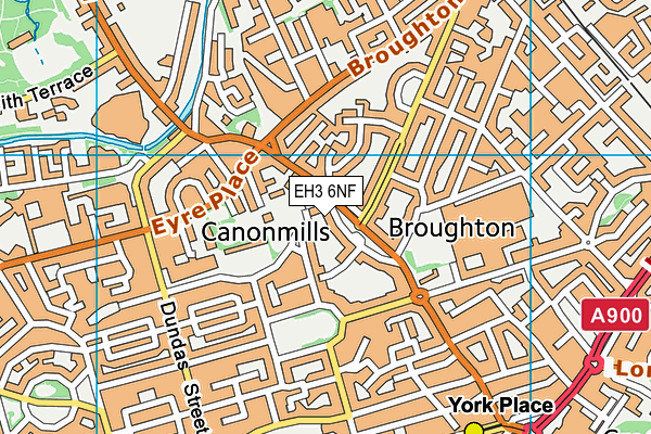 EH3 6NF map - OS VectorMap District (Ordnance Survey) EH3 6NF map - OS VectorMap District (Ordnance Survey)