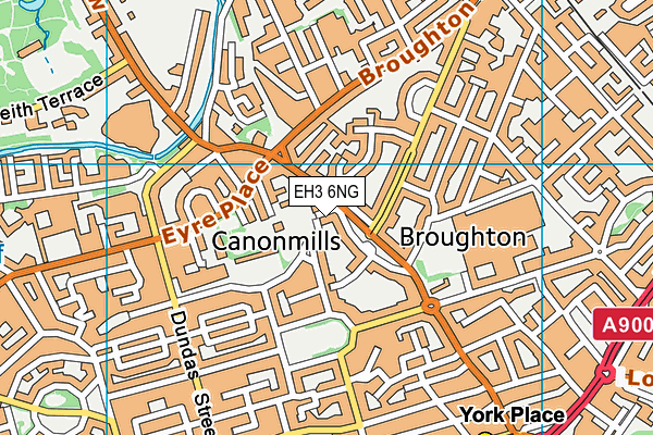 EH3 6NG map - OS VectorMap District (Ordnance Survey) EH3 6NG map - OS VectorMap District (Ordnance Survey)