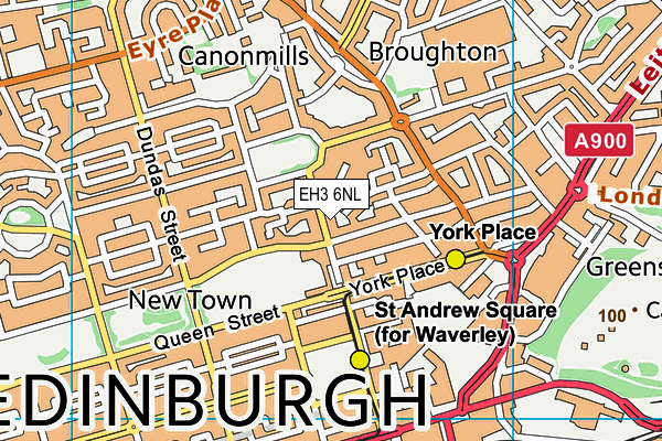 EH3 6NL map - OS VectorMap District (Ordnance Survey) EH3 6NL map - OS VectorMap District (Ordnance Survey)
