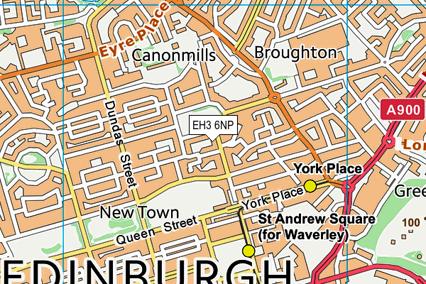 EH3 6NP map - OS VectorMap District (Ordnance Survey) EH3 6NP map - OS VectorMap District (Ordnance Survey)