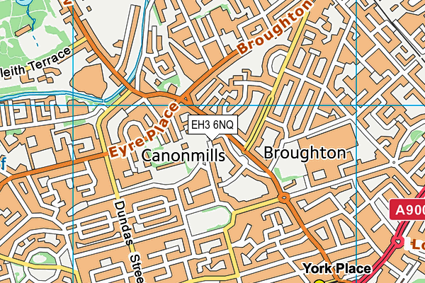 EH3 6NQ map - OS VectorMap District (Ordnance Survey) EH3 6NQ map - OS VectorMap District (Ordnance Survey)