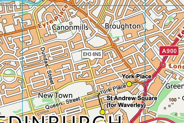 EH3 6NS map - OS VectorMap District (Ordnance Survey) EH3 6NS map - OS VectorMap District (Ordnance Survey)